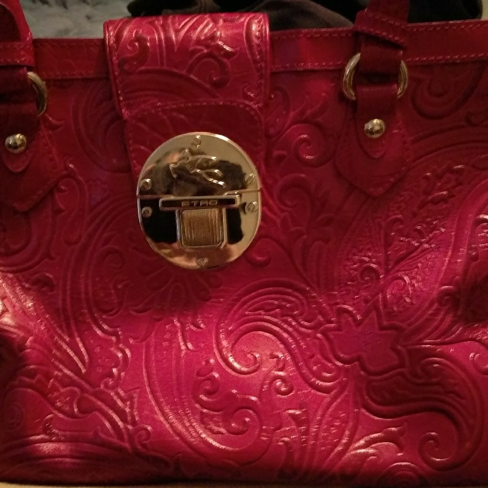 Etro leather hand bag